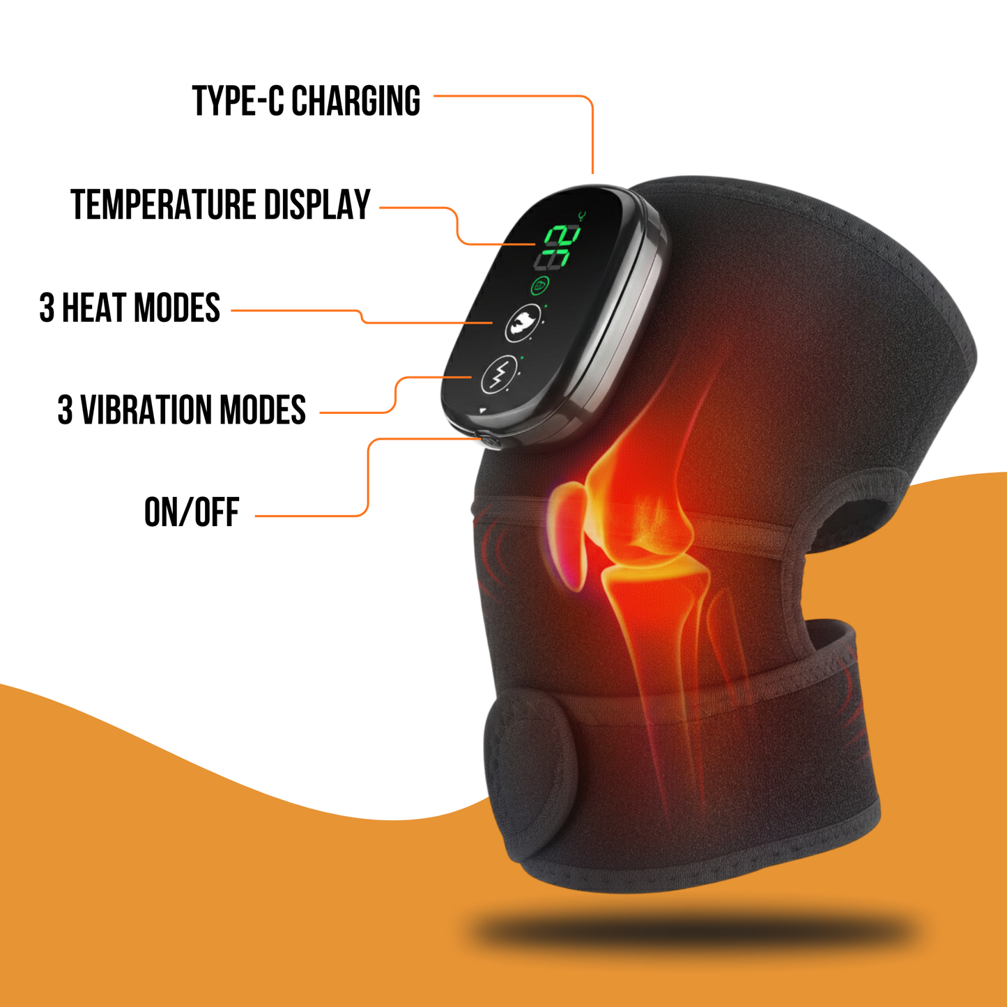 Boditize™ Heat + Massaging 3-in-1 Brace